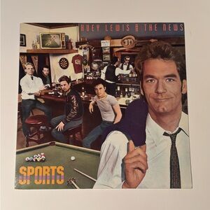 Huey Lewis and the News “Sports” Vinyl Record